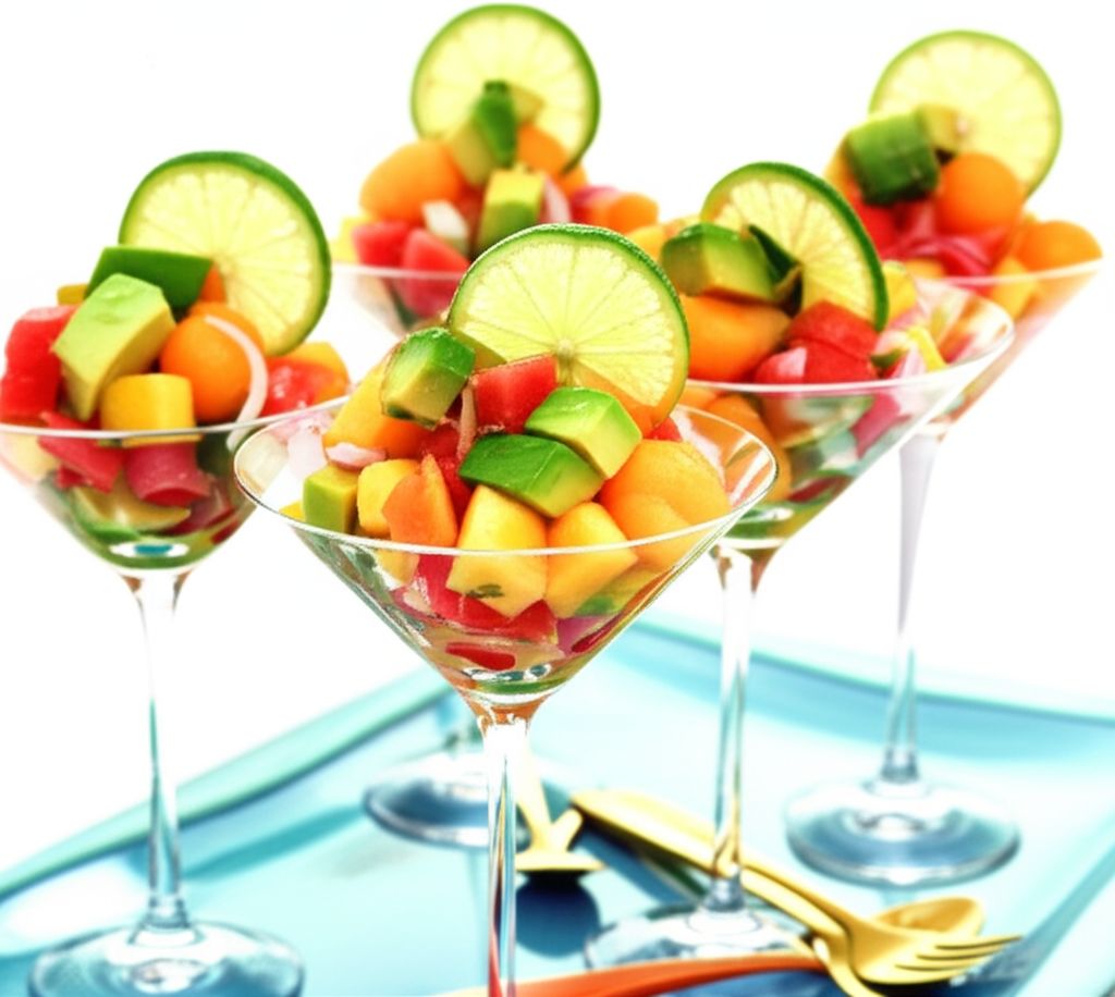 Melon, Mango, and Avocado Salad