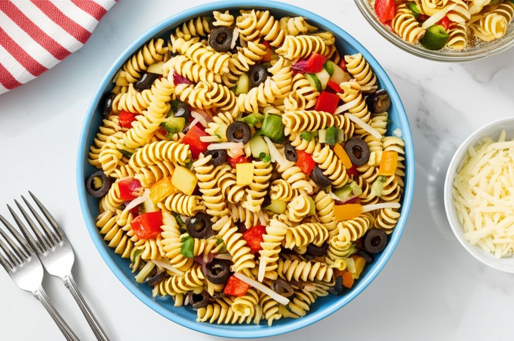 Pasta Salad with Homemade Dressing