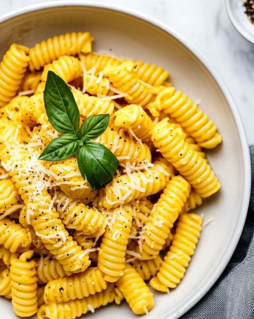 Pasta with Ricotta and Turmeric