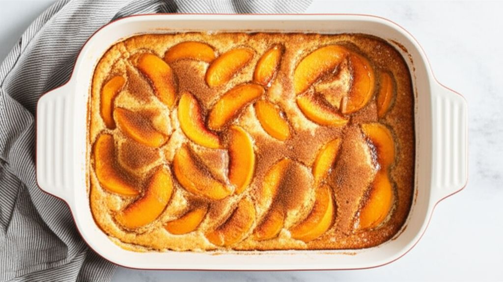 Peach Cobbler Dump Cake