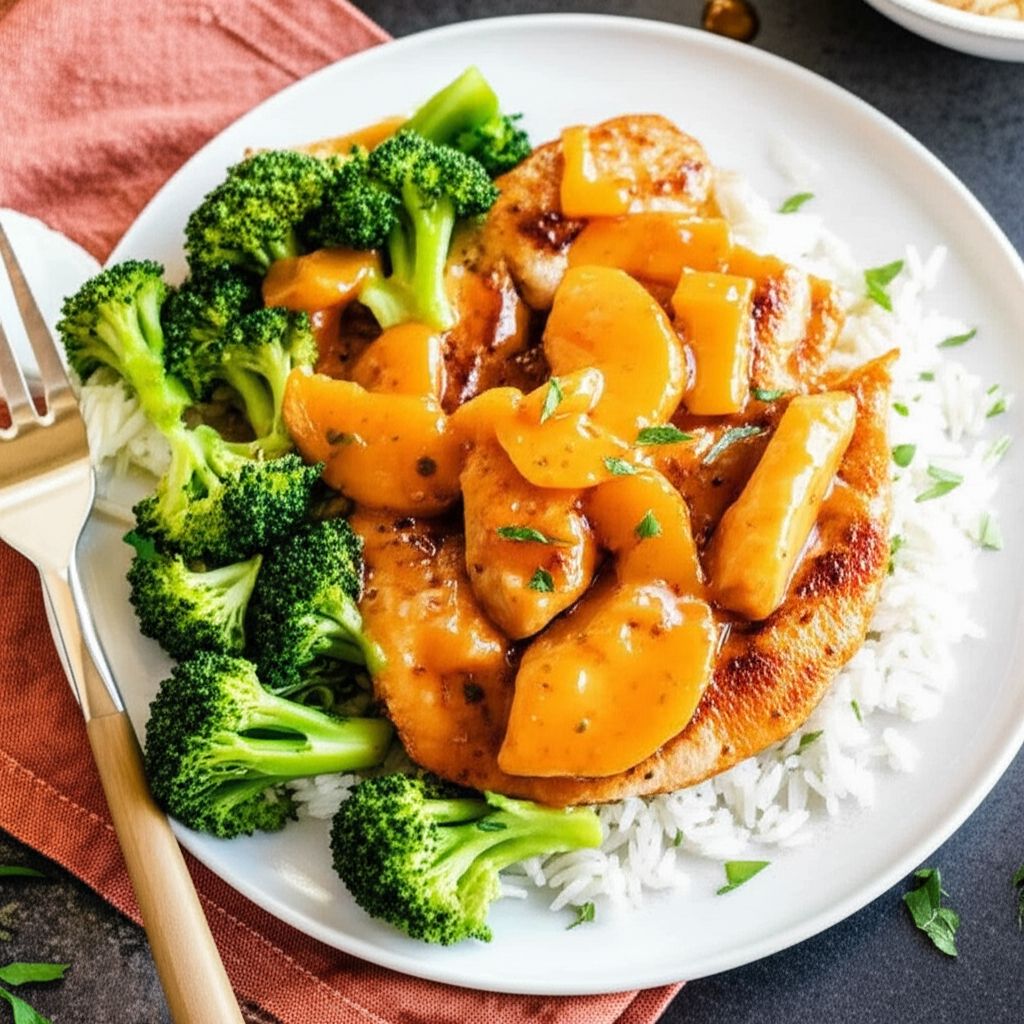 Peachy Broccoli Chicken