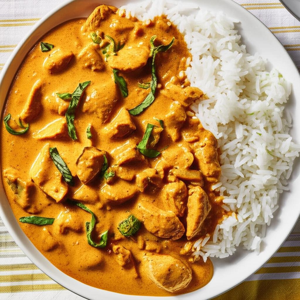 Peanut Curry with Chicken and Basil