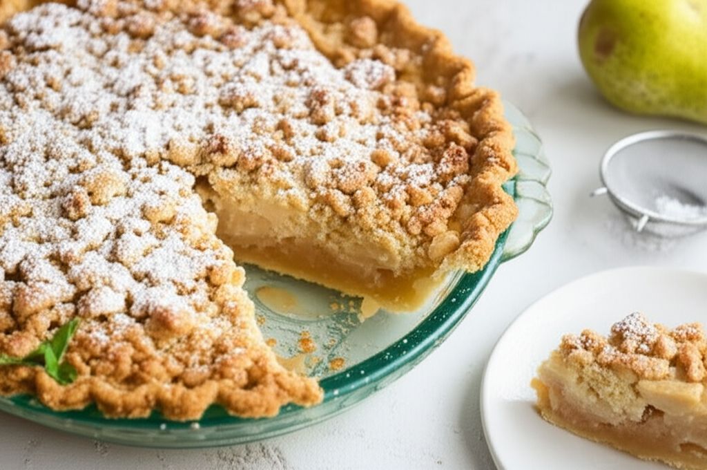 Pear Sour Cream Pie