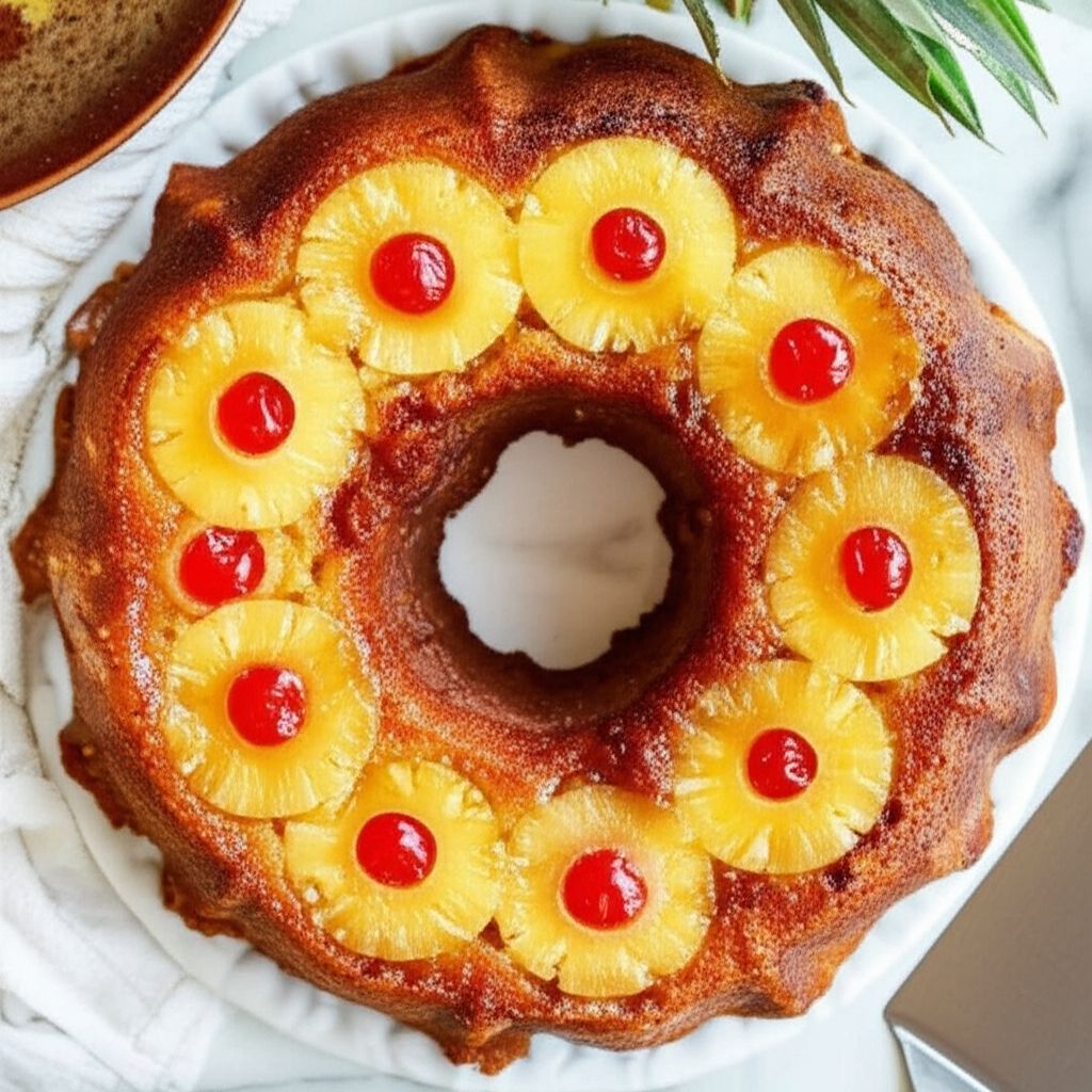 Pineapple Upside-Down Pound Cake
