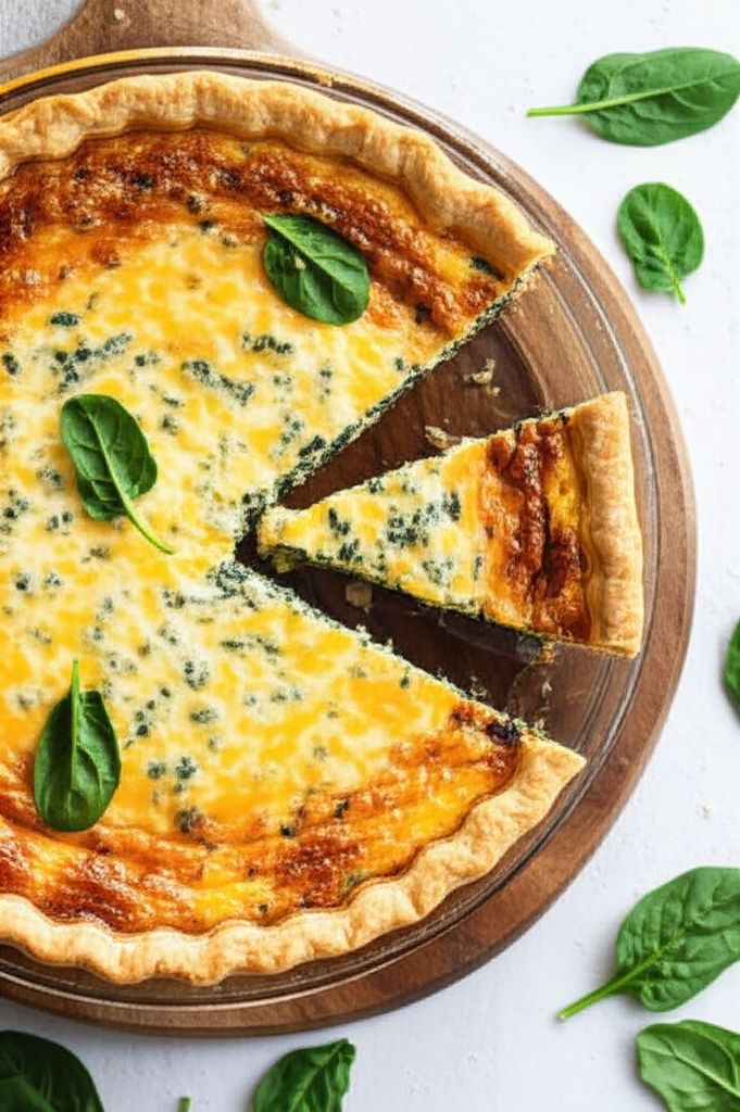 Quick Spinach Quiche