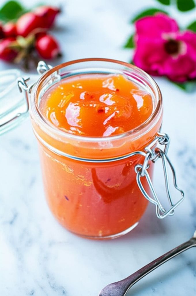 Rose Hip Freezer Jam