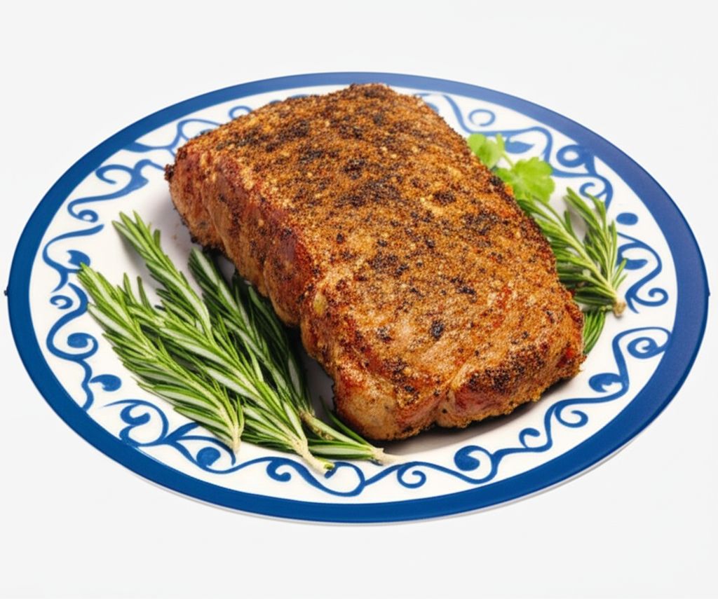Rosemary and Garlic Smoked Pork Roast