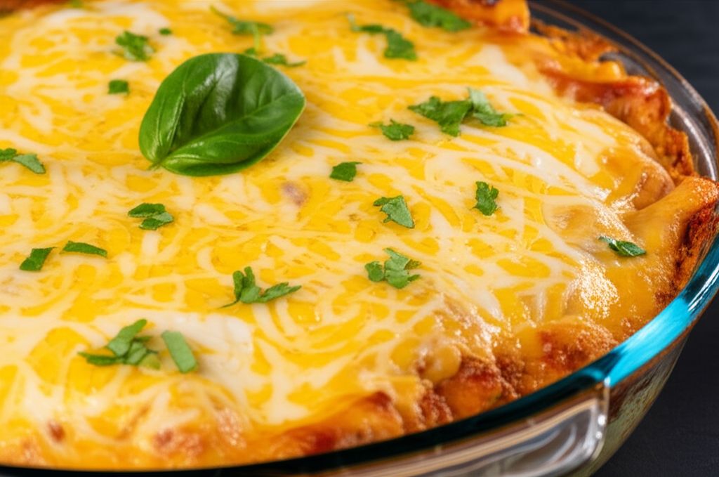 Sausage Spinach Alfredo Lasagna