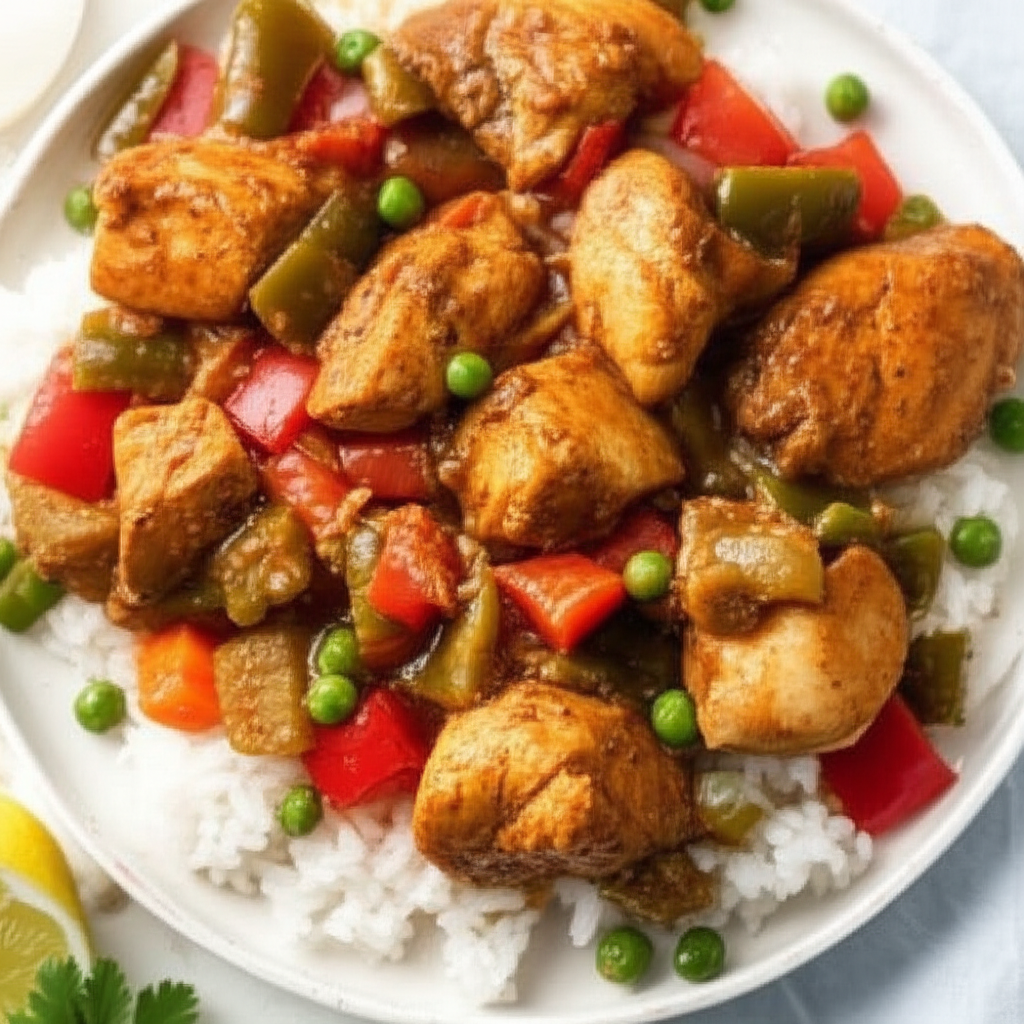 Slow Cooker Chicken Afritada