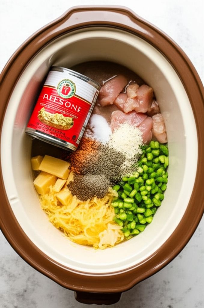 Slow Cooker Spaghetti Squash Soup