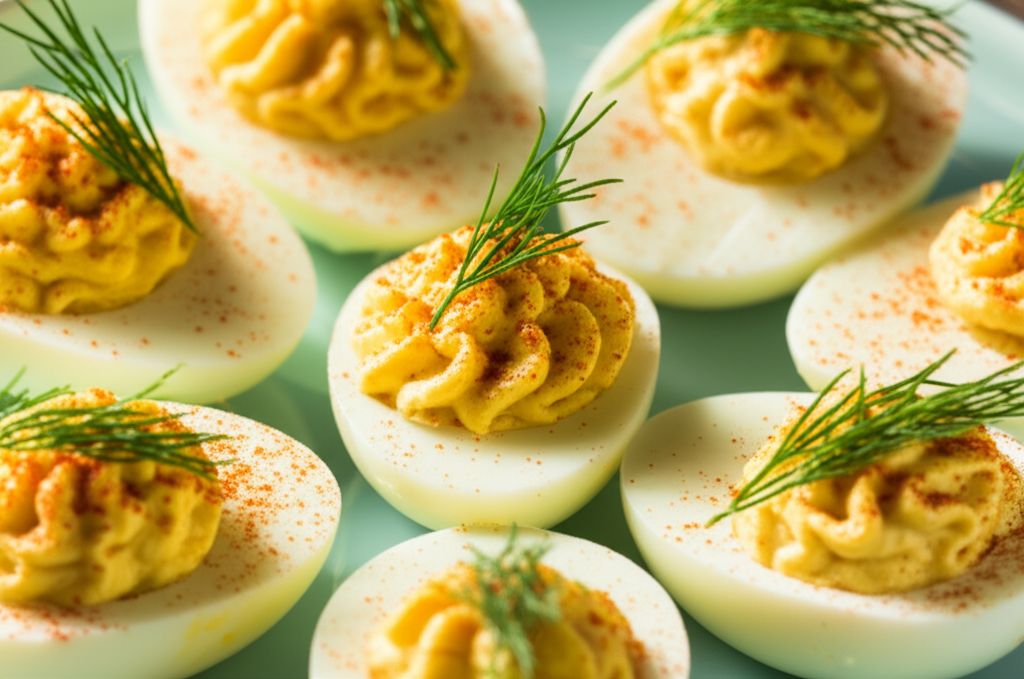 Smoked Salmon Deviled Eggs