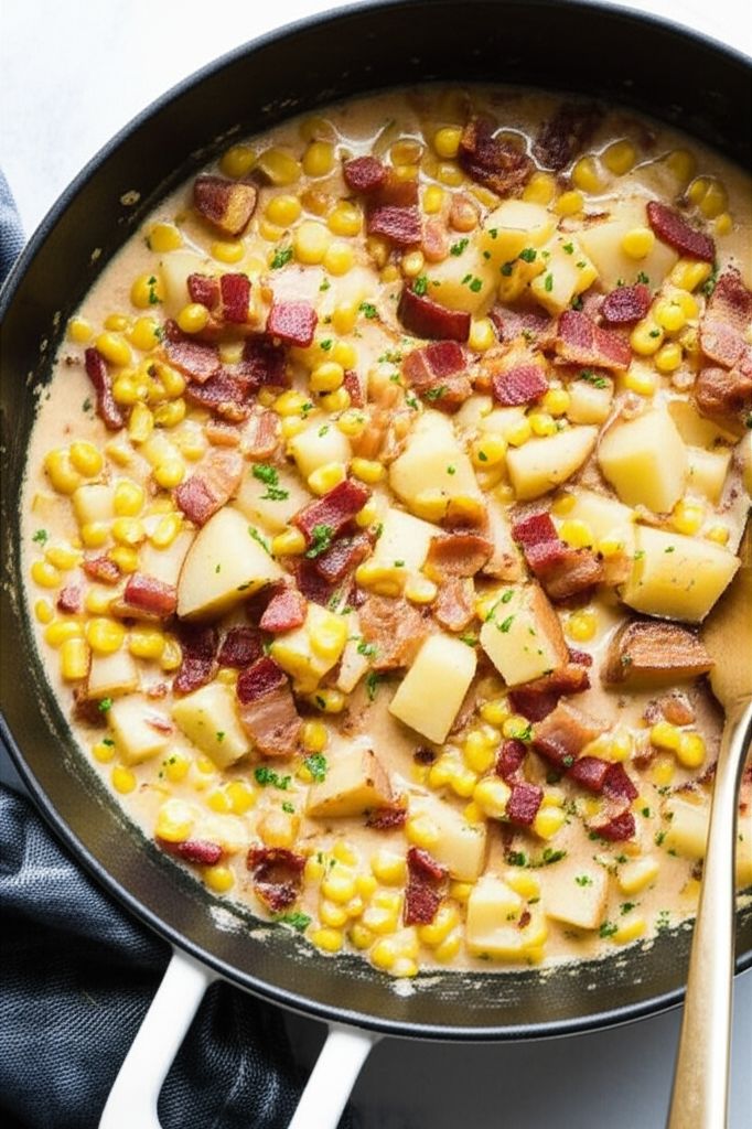 Smoky Bacon Corn Stew