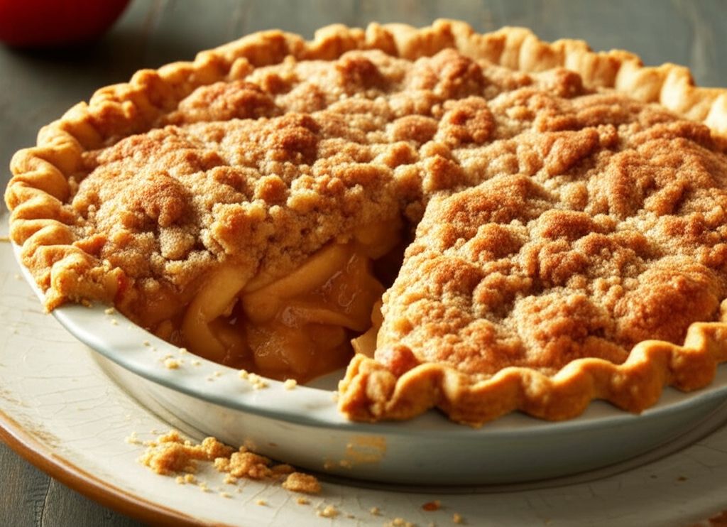 Snickerdoodle-Crusted Apple Pie