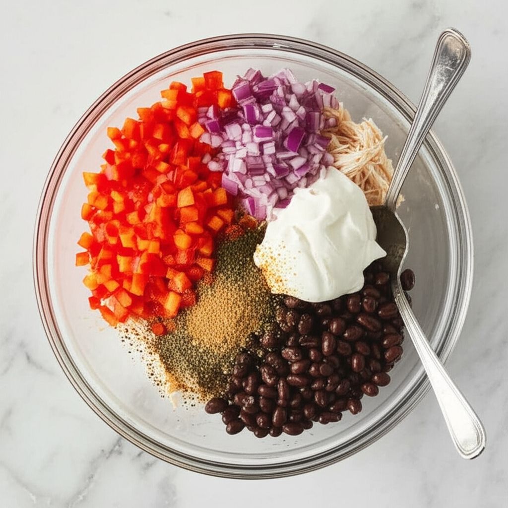 Spicy Chicken and Black Bean Bake