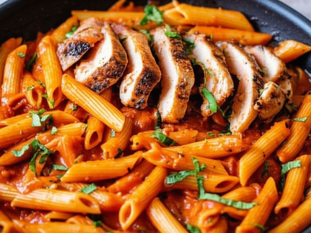 Spicy Chicken Penne alla Vodka
