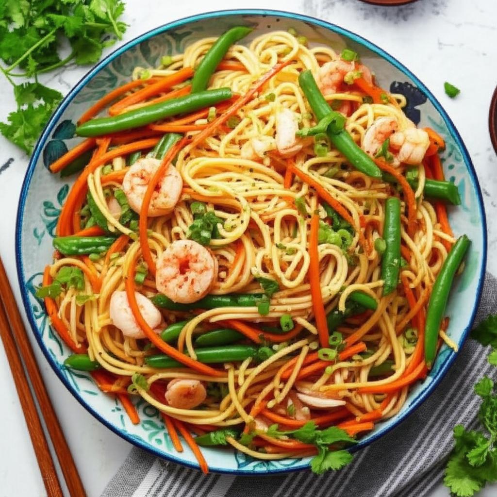 Spicy Sesame Noodle Salad
