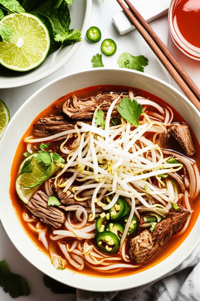 Spicy Vietnamese Beef Noodle Soup