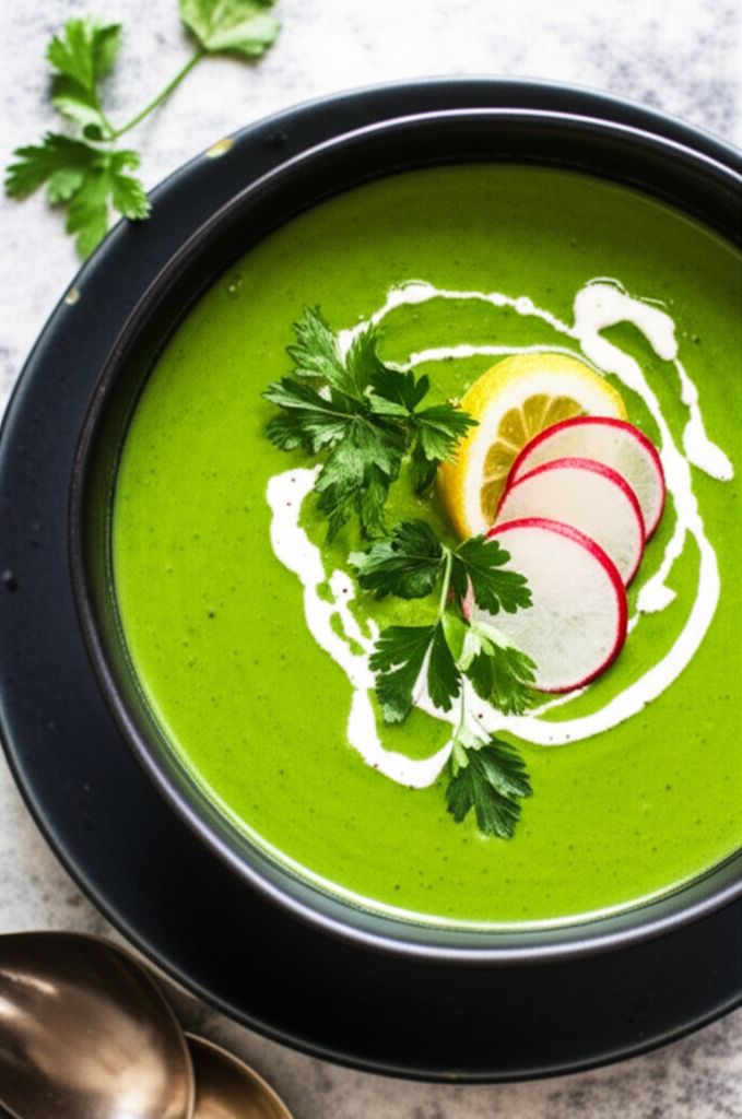 Spinach and Yogurt Soup