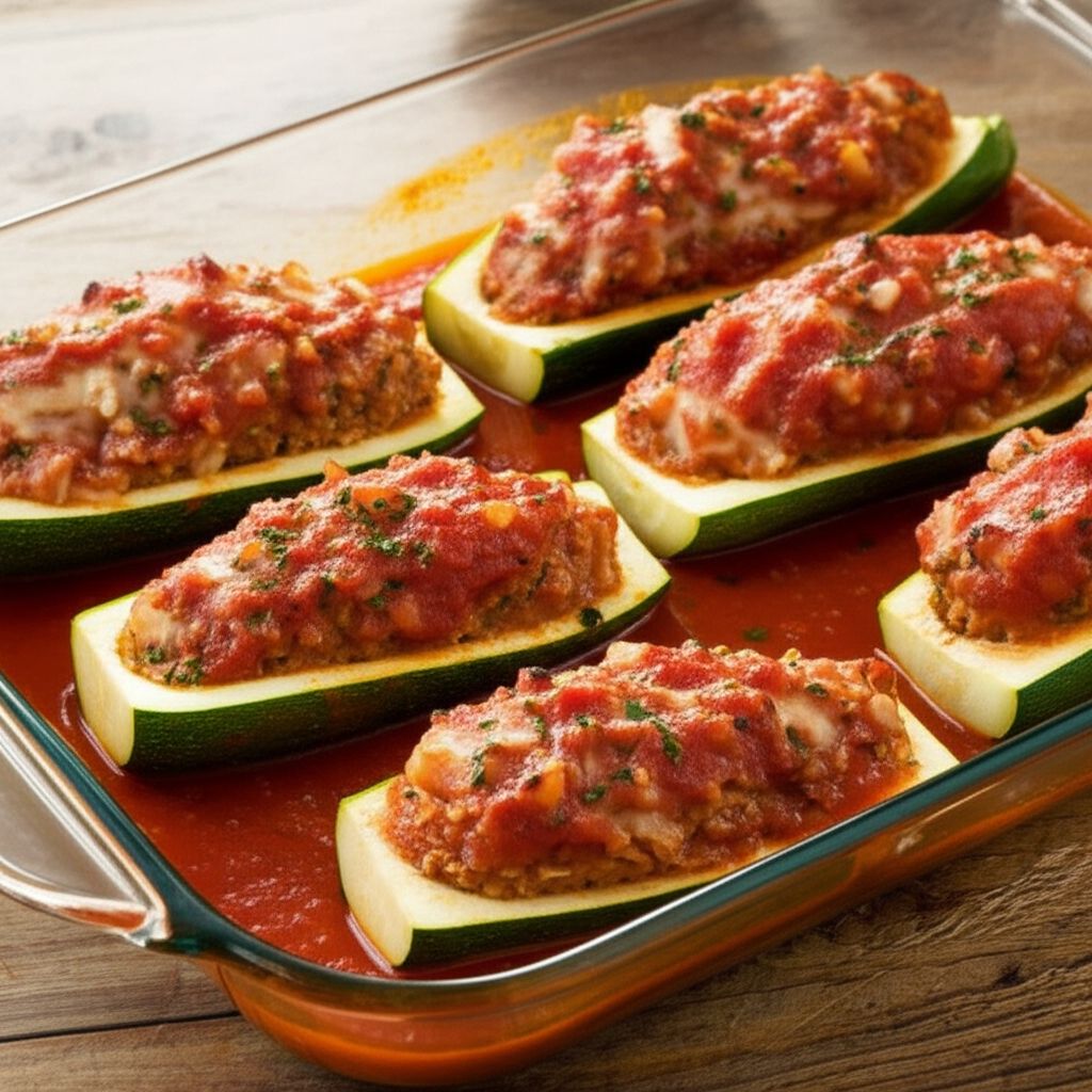 Stuffed Zucchini Casserole