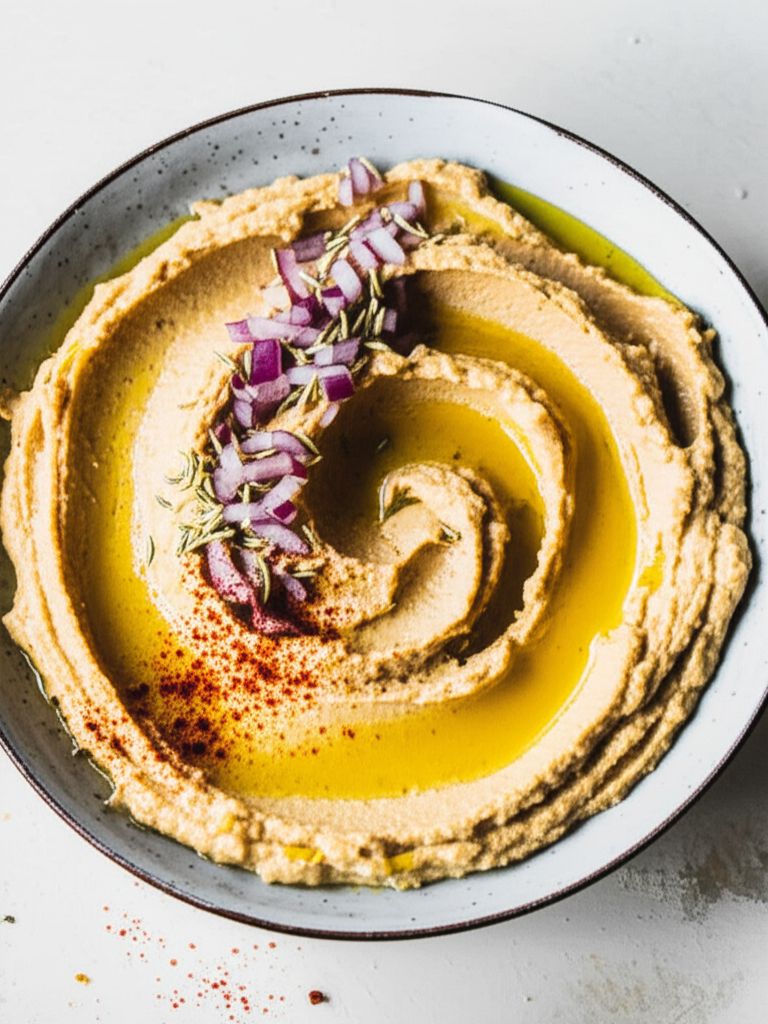 Sun-dried Tomato and Fennel Seed Hummus