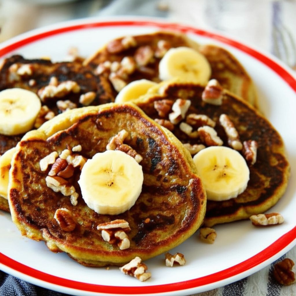 Sweet Potato Banana Pancakes