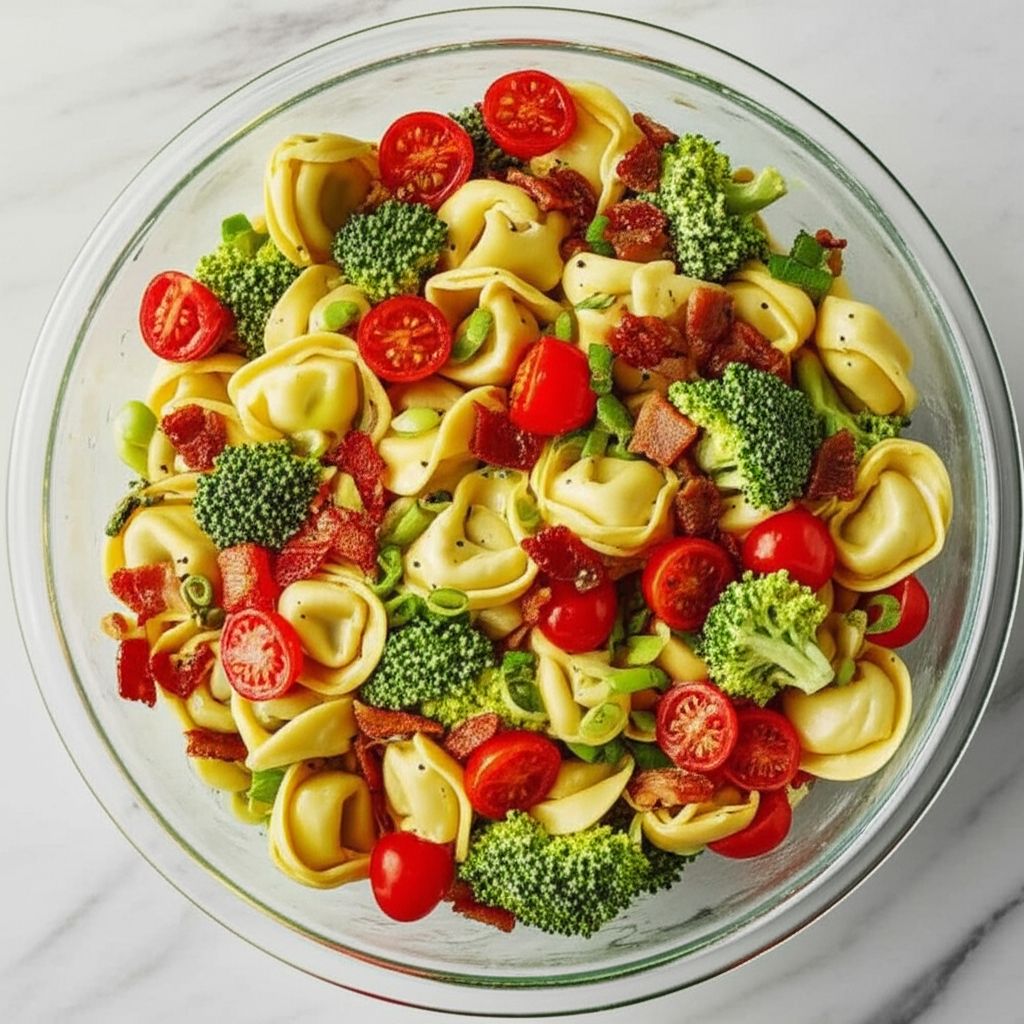 Tortellini Bacon Broccoli Salad