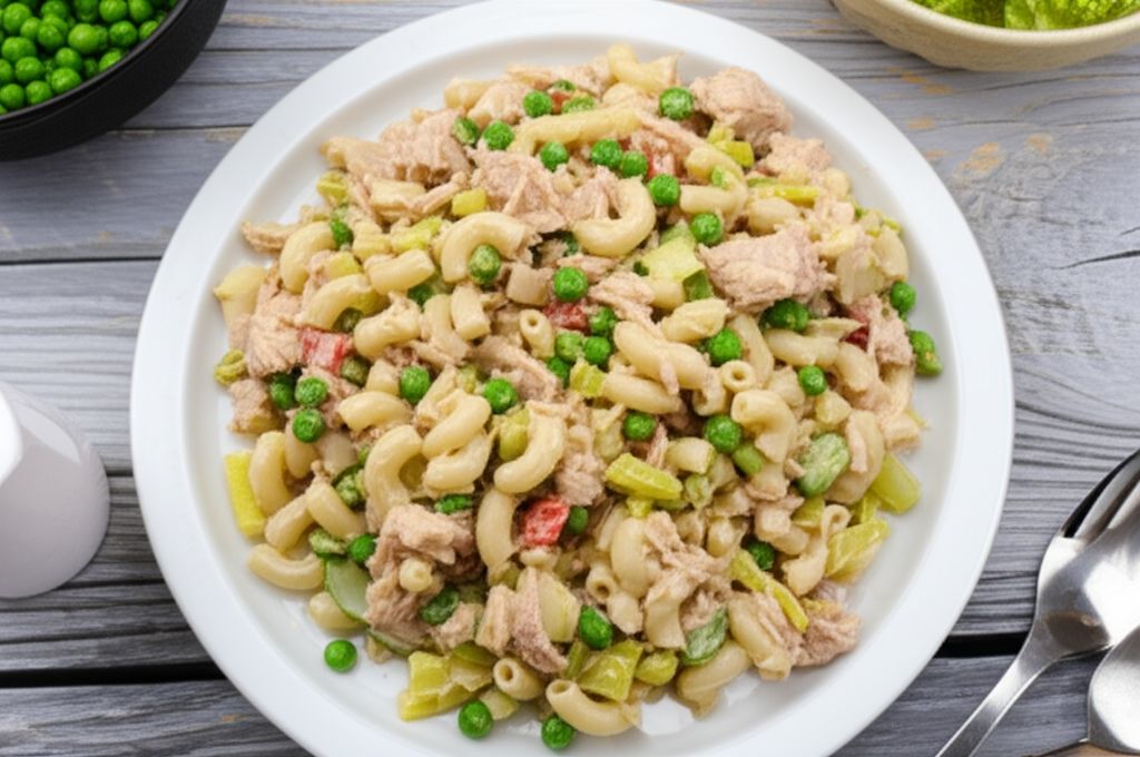 Tuna, Noodles, Pickles and Cheese