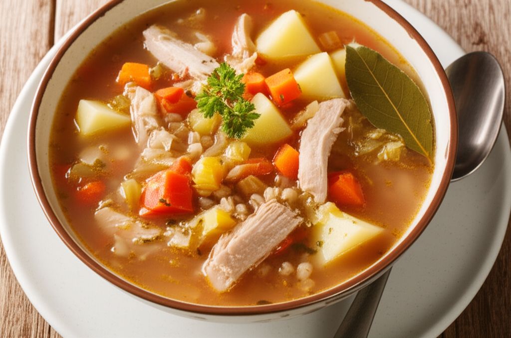 Turkey Carcass Soup