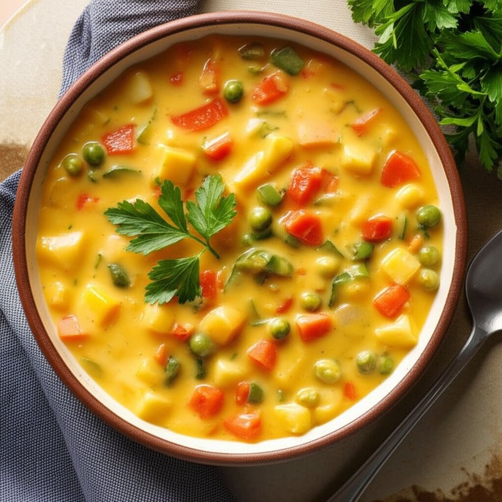 Vegetable Cheese Soup II