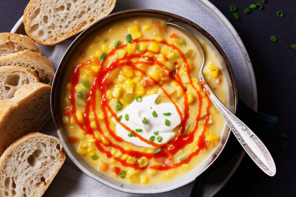 Vegetarian Slow Cooker Corn Chowder