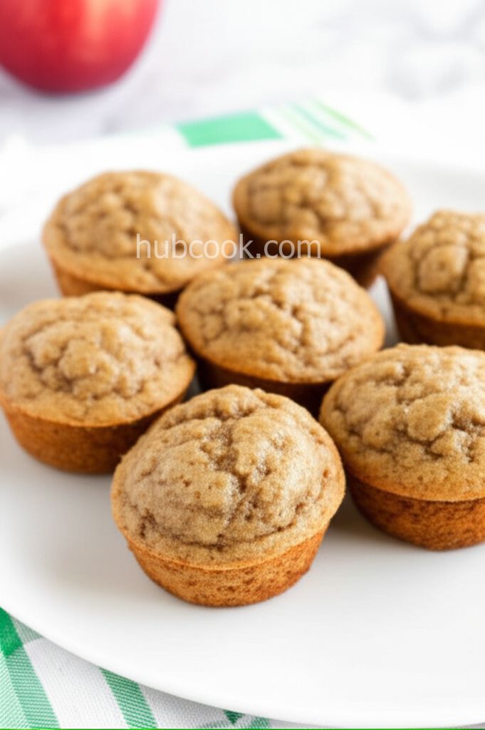 Whole Wheat Apple Cider Bran Mini Muffins