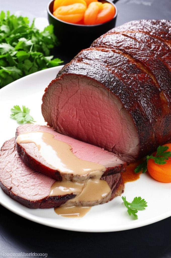 Apricot Marinated Eye of Round Roast