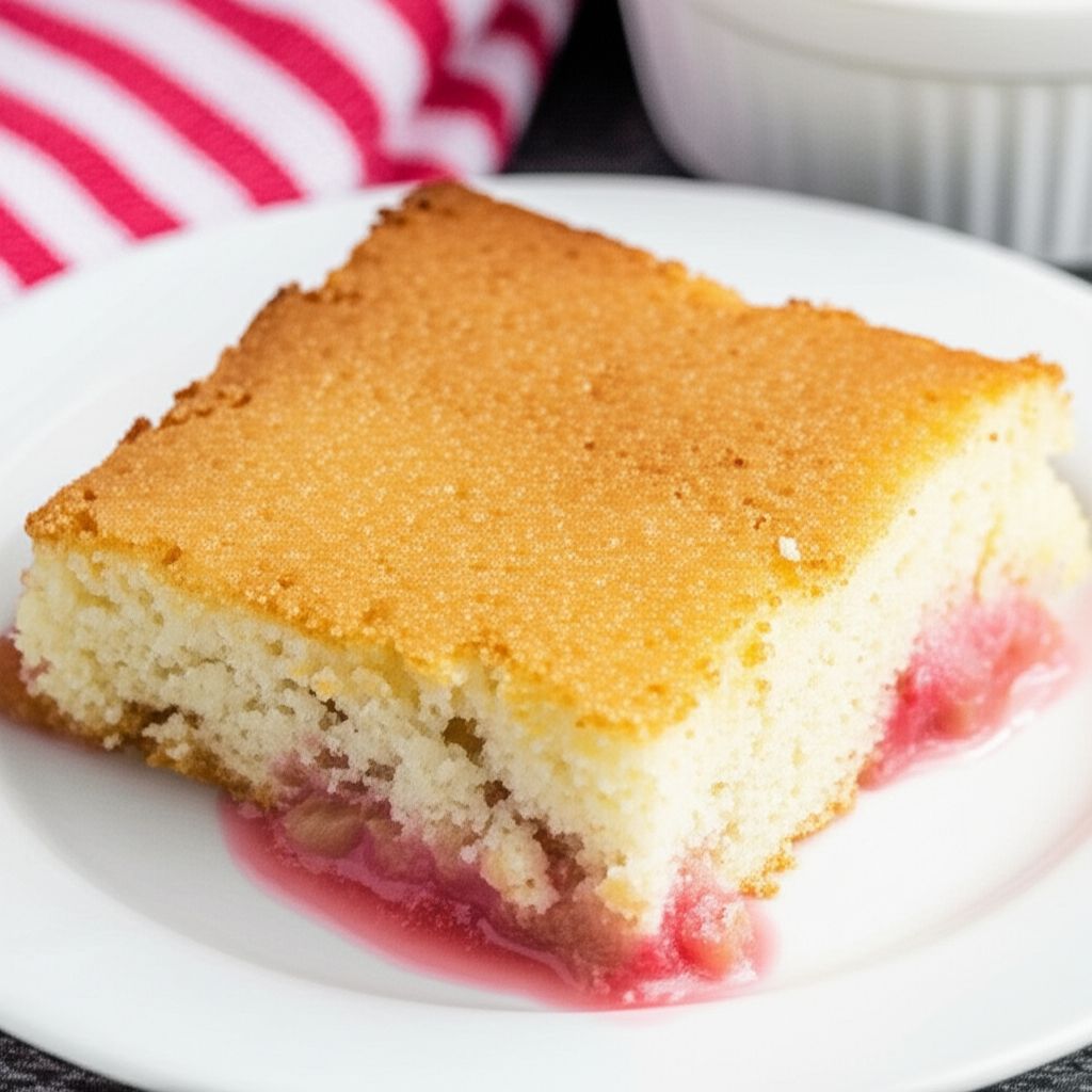 Aunt Kaye's Rhubarb Dump Cake