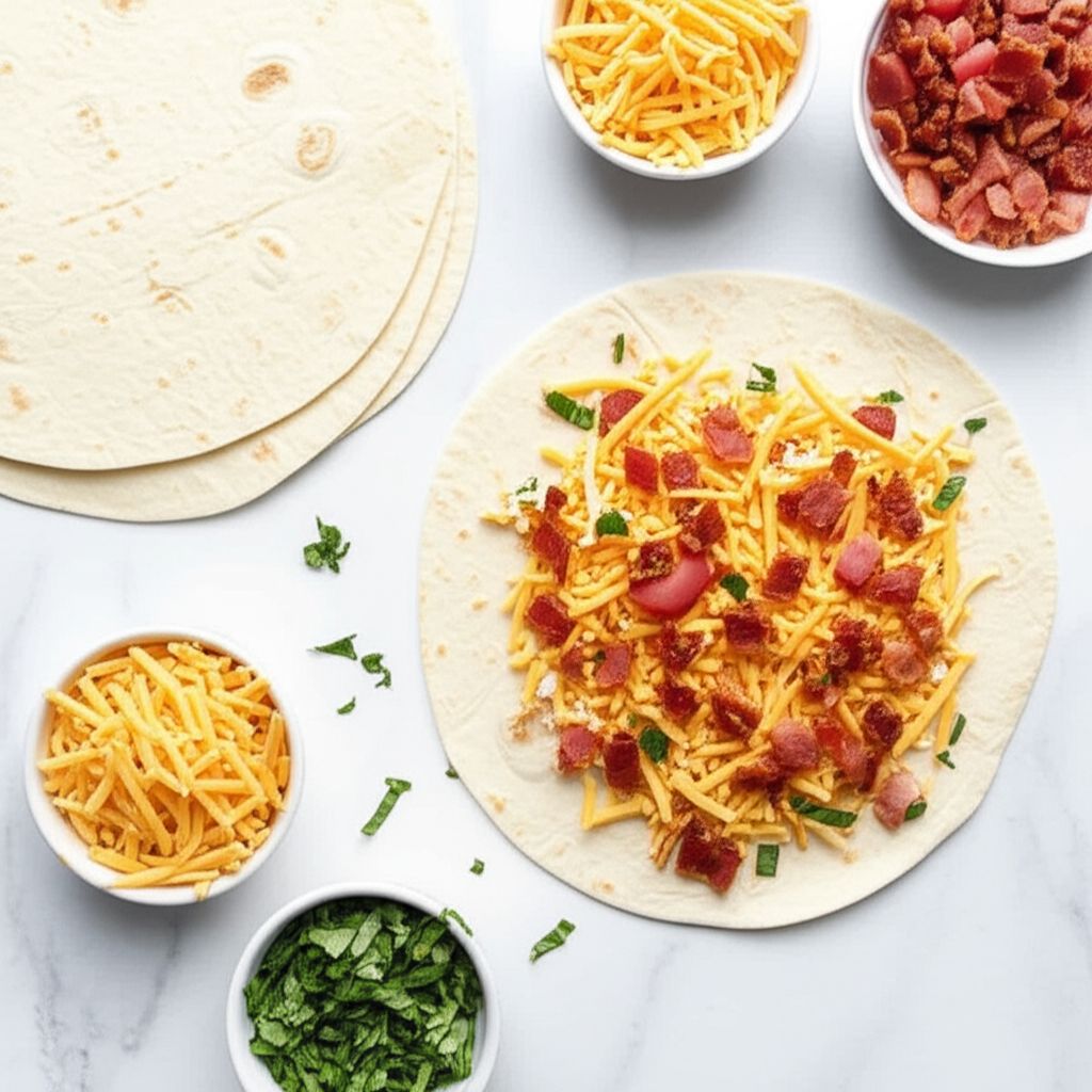 Bacon and Tomato Quesadillas