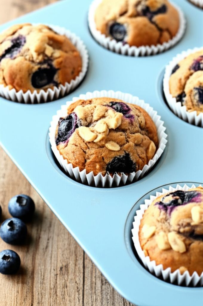 Banana Blueberry Almond Flour Muffins (Gluten-Free)