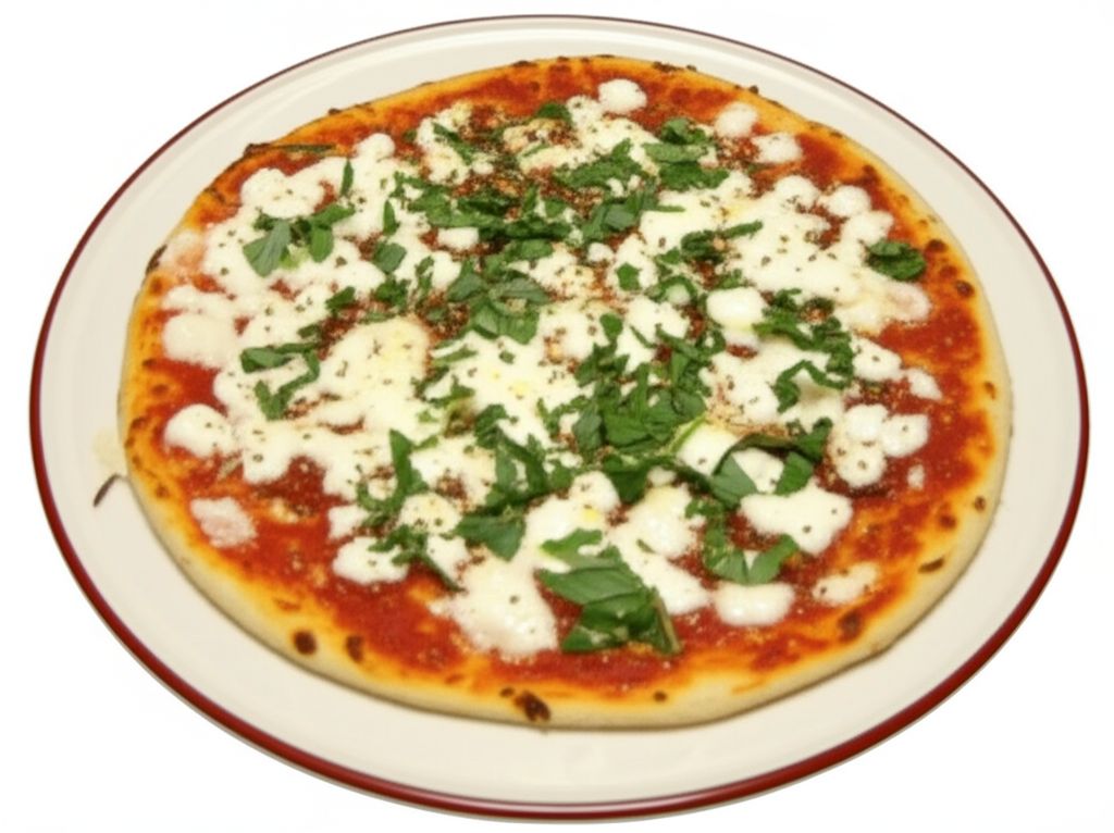 Basil Goat Cheese Pizza