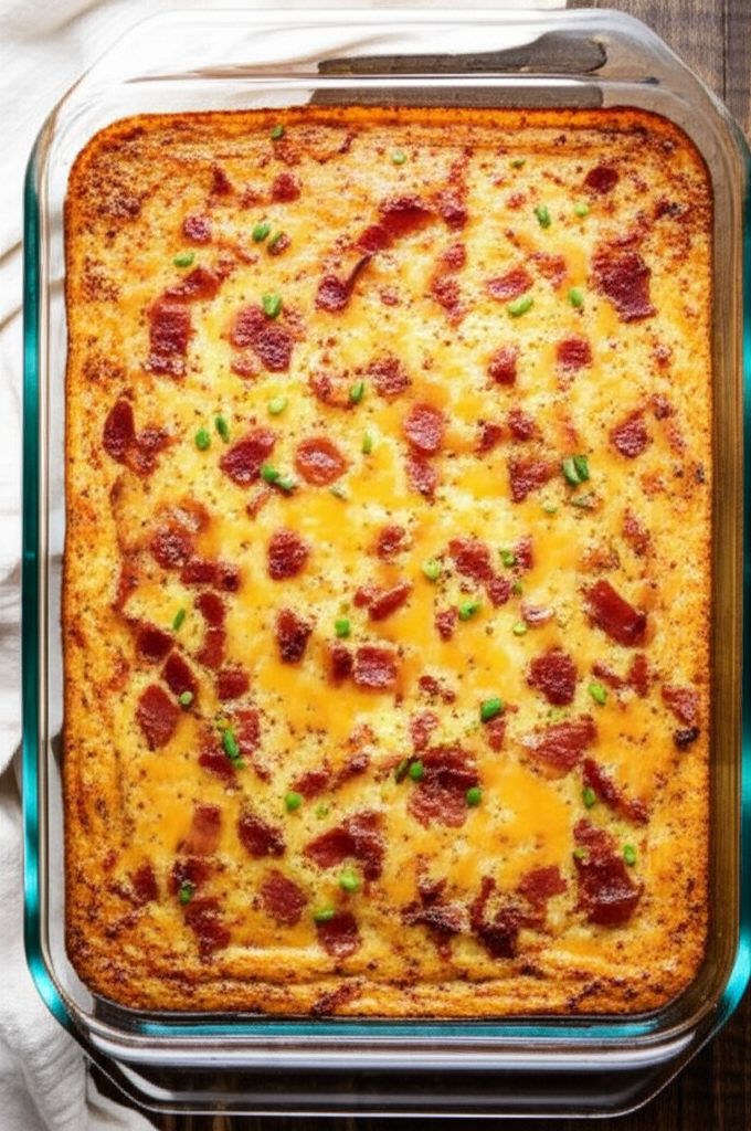 Breakfast Casserole with Bacon