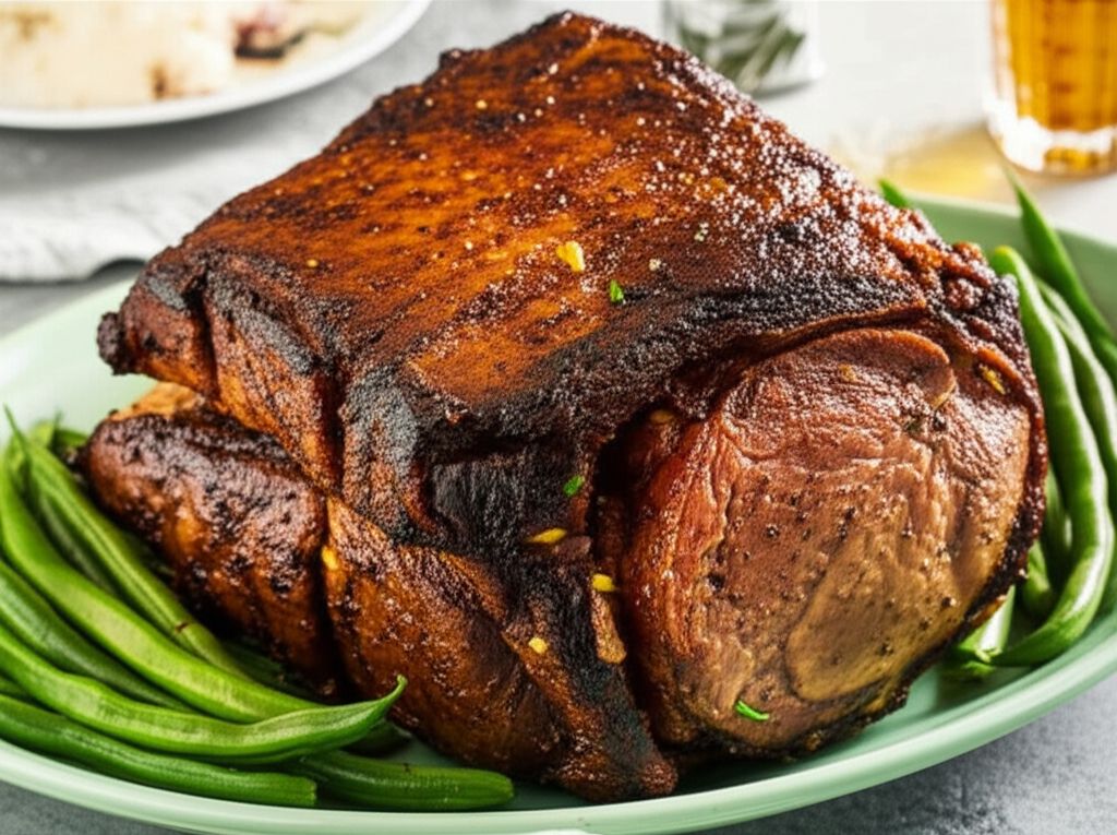 Brian's Garlicky Prime Rib
