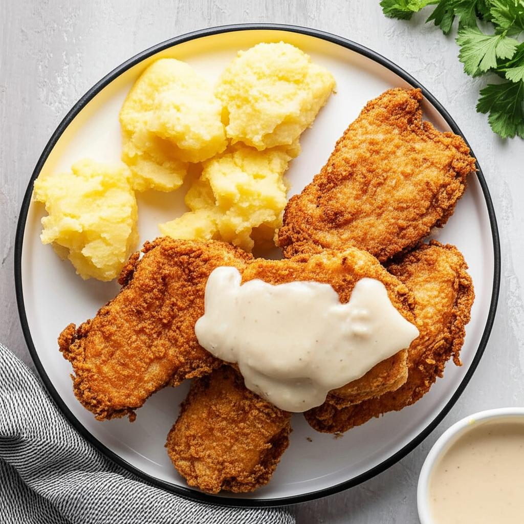 Burton's Southern Fried Chicken with White Gravy
