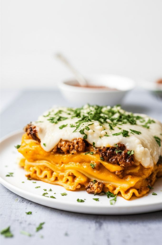 Butternut Squash Chorizo Lasagna