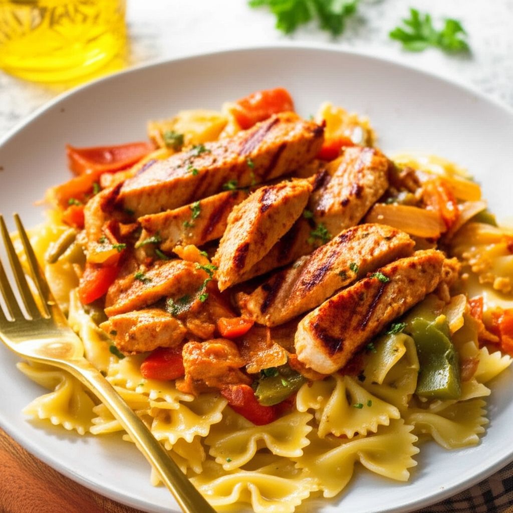 Cajun Chicken and Sausage Pasta Recipe