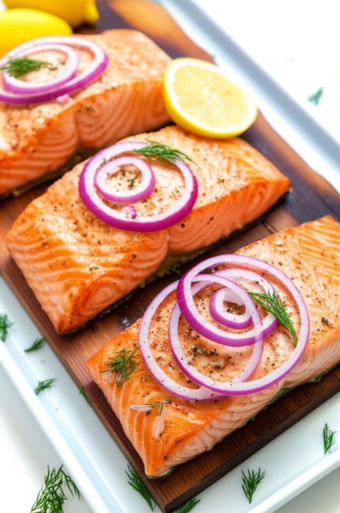Canadian Cedar Planked Salmon