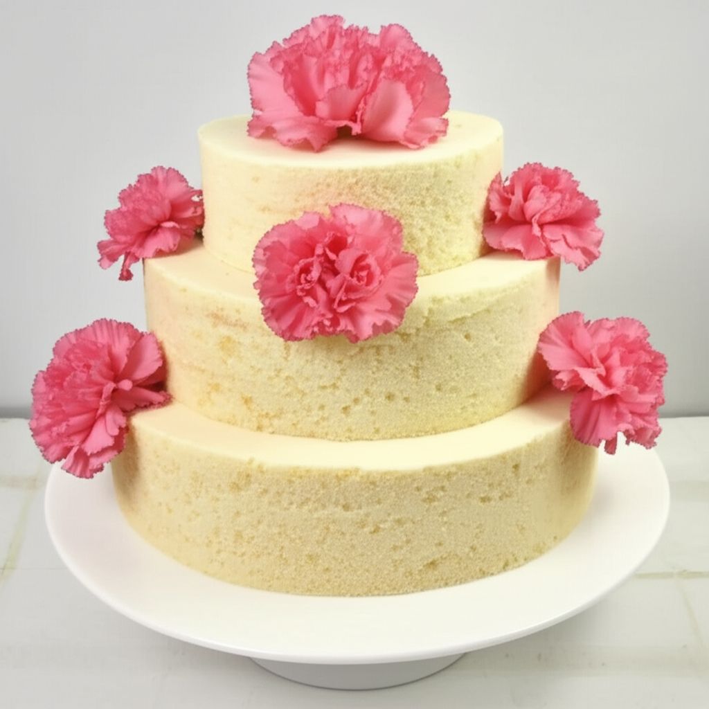 Champagne Cake With Buttercream Icing