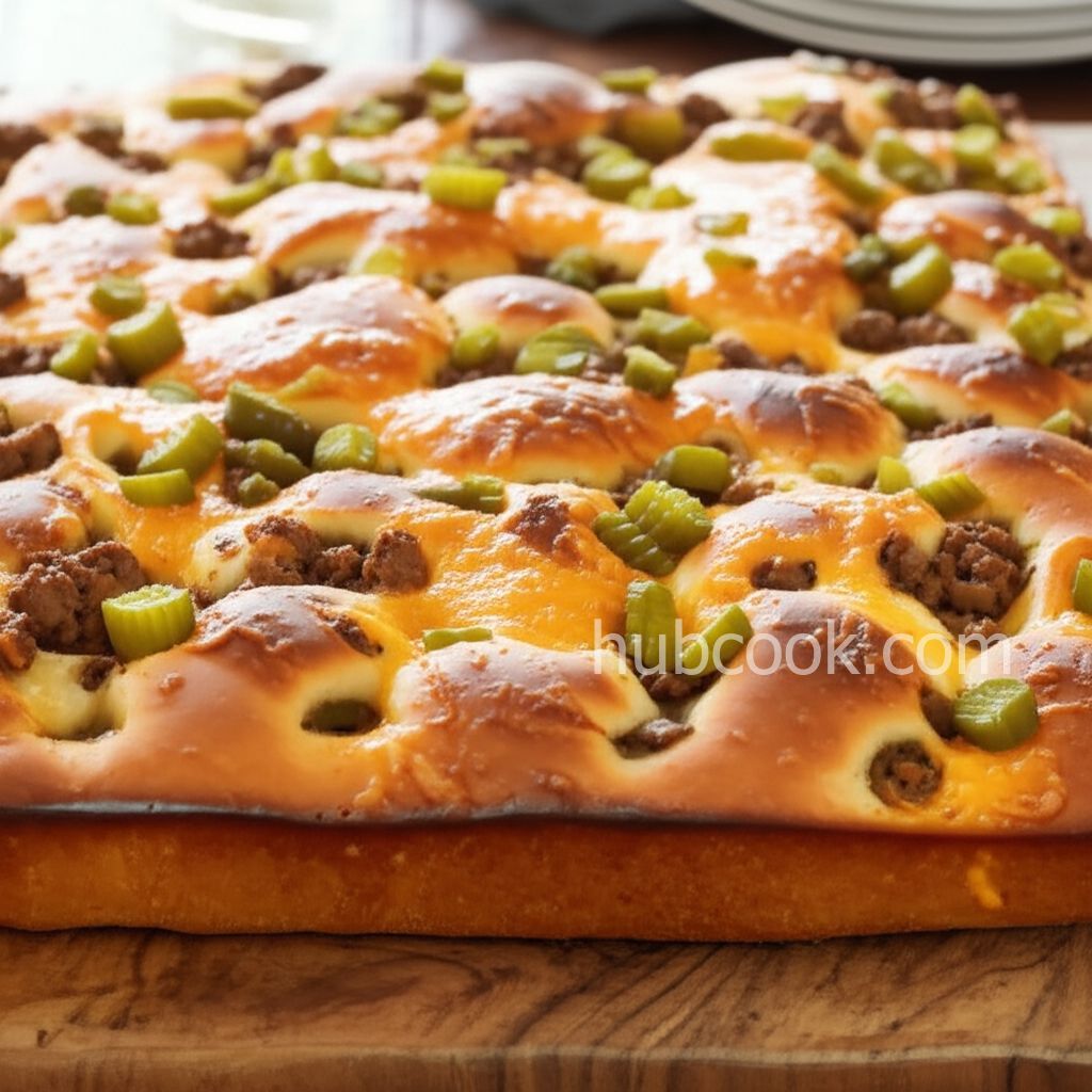 Cheeseburger Focaccia