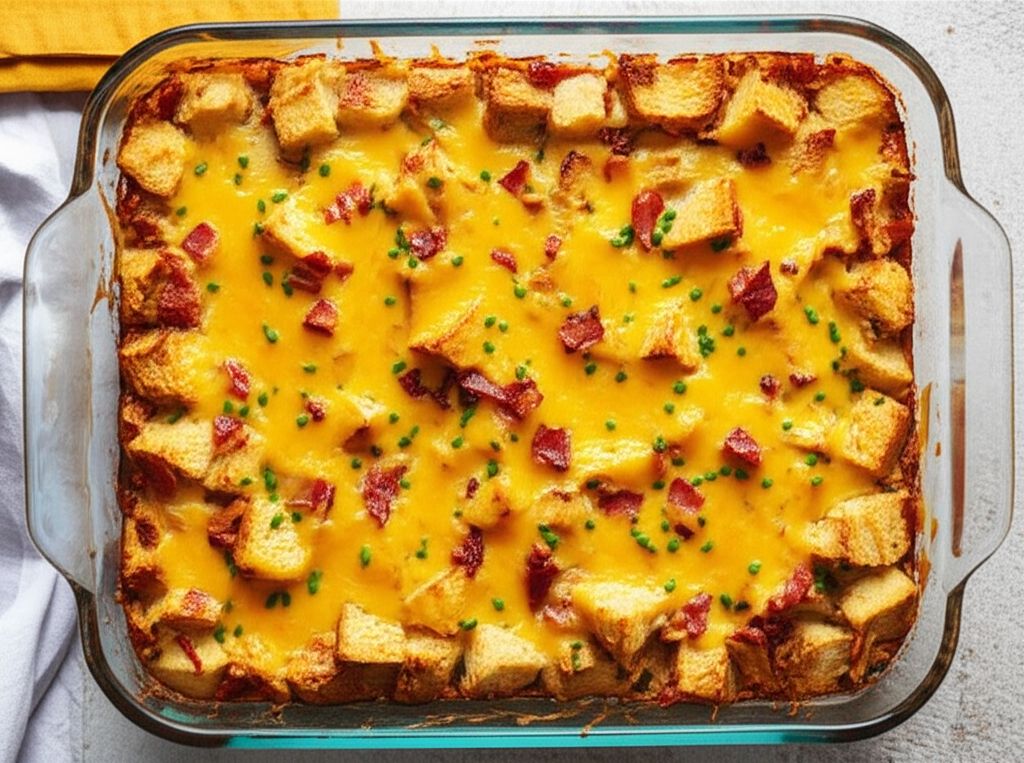Cheesy Bacon Breakfast Casserole