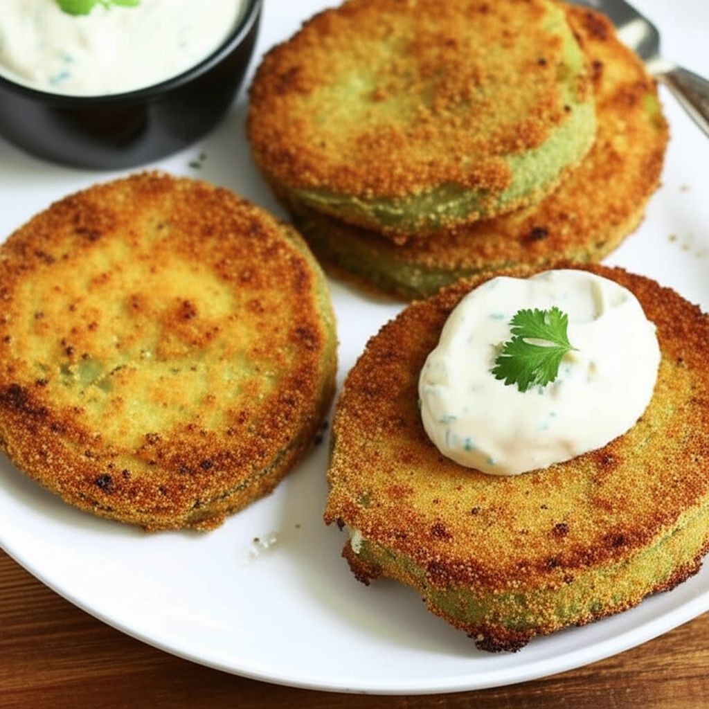 Chef John's Fried Green Tomatoes
