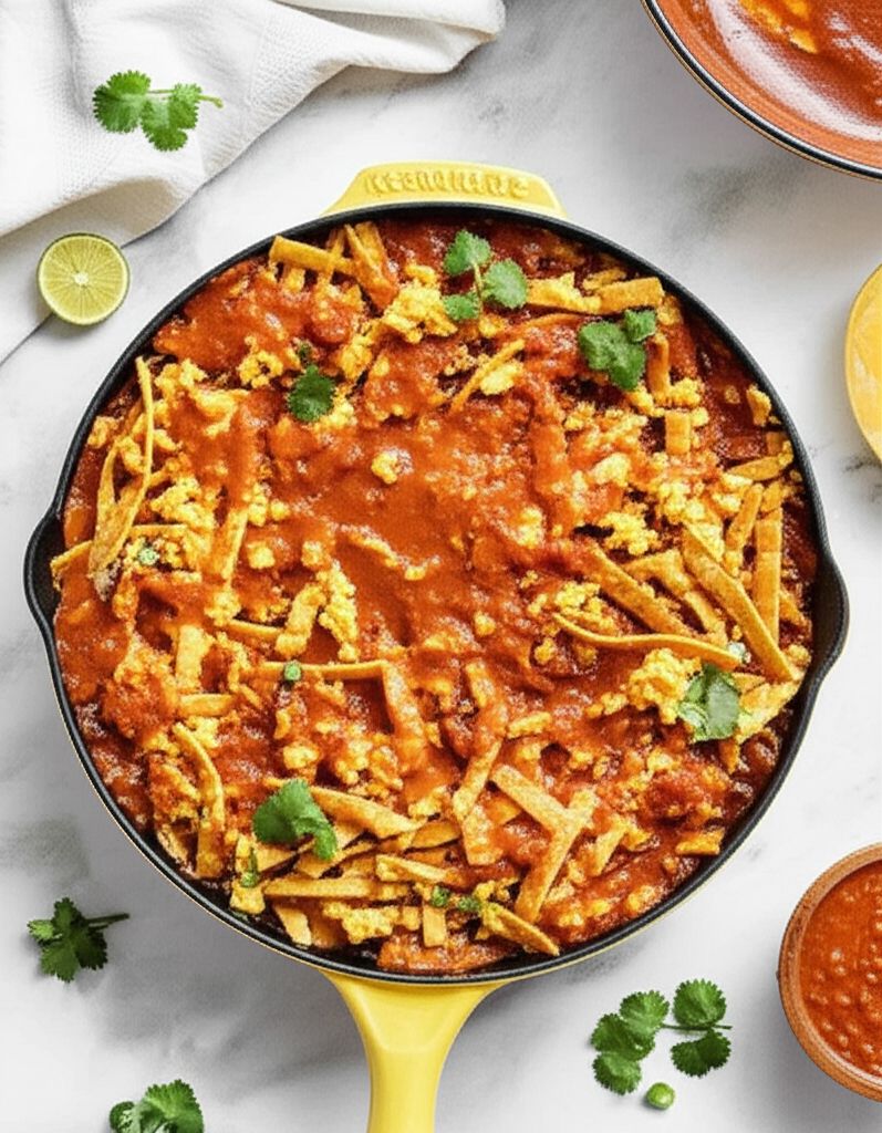 Chilaquiles with Spicy Salsa