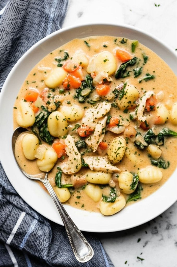 Creamy Chicken Gnocchi Soup