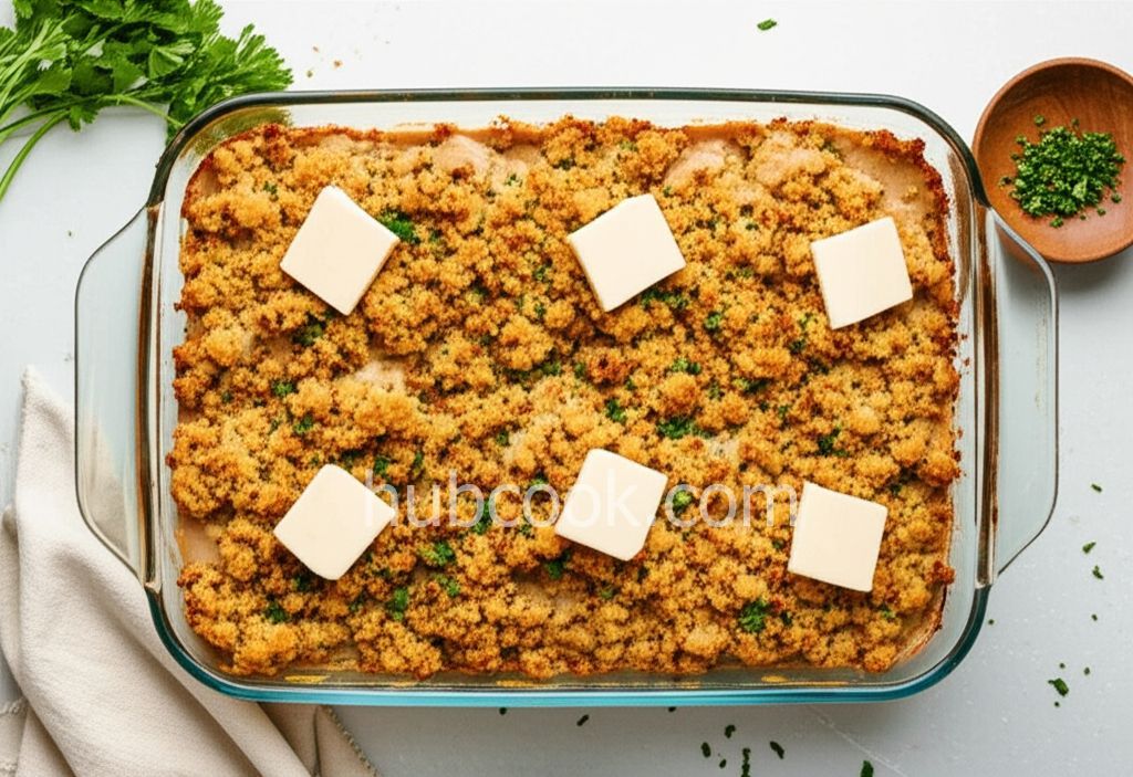 Easy Chicken and Stuffing Bake