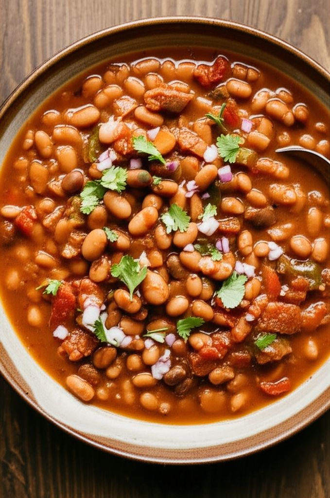 Easy Cowboy Beans (Frijoles Charros)